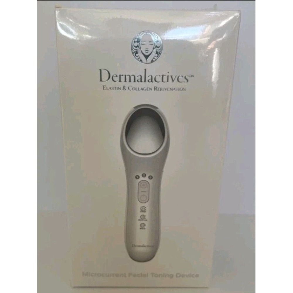 Dermalactives Micro Current Skin Toning Device Collagen Elastin Skin Tightening
